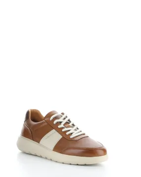 12863 COGNAC/BEIGE Lace-up Shoes