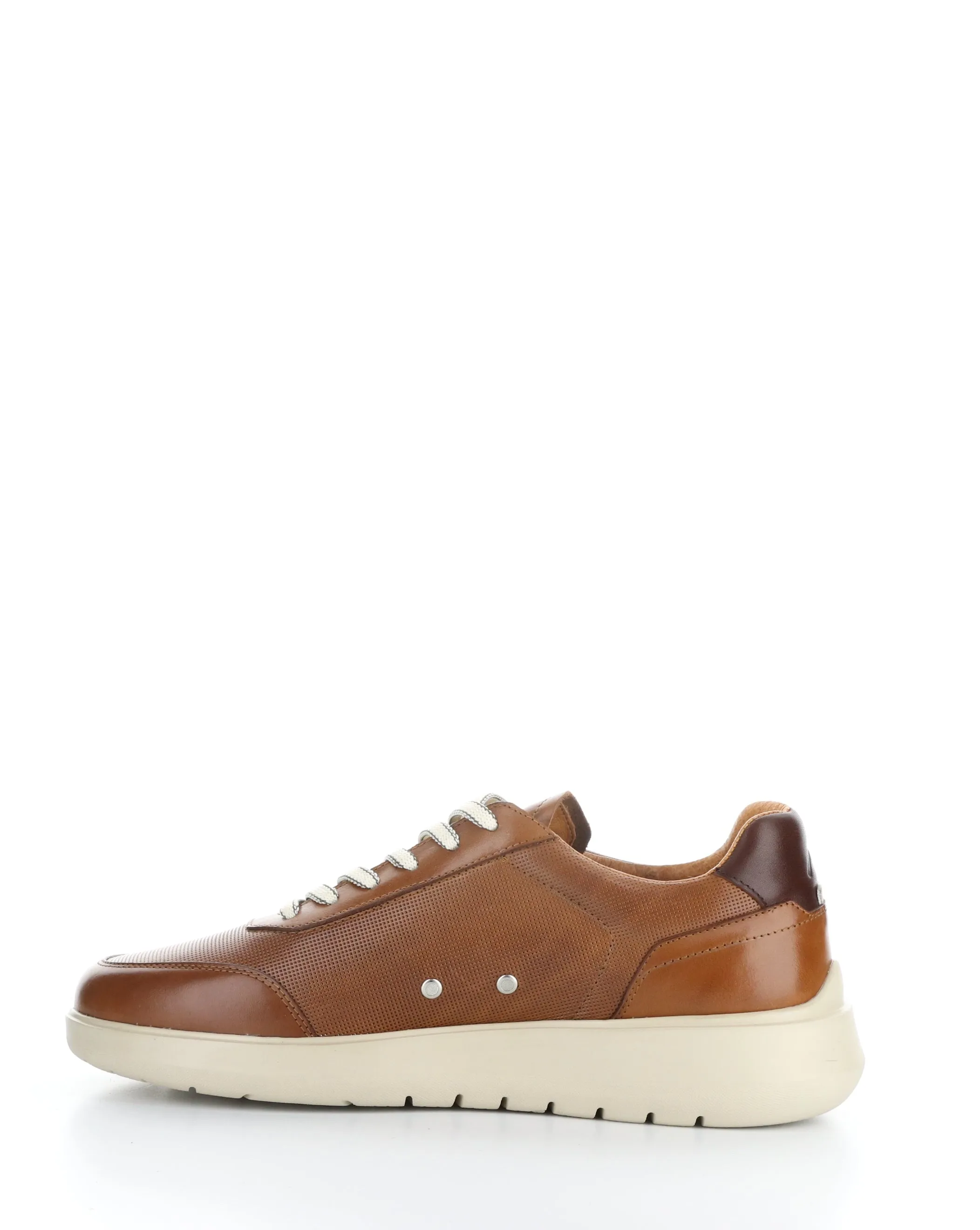 12863 COGNAC/BEIGE Lace-up Shoes