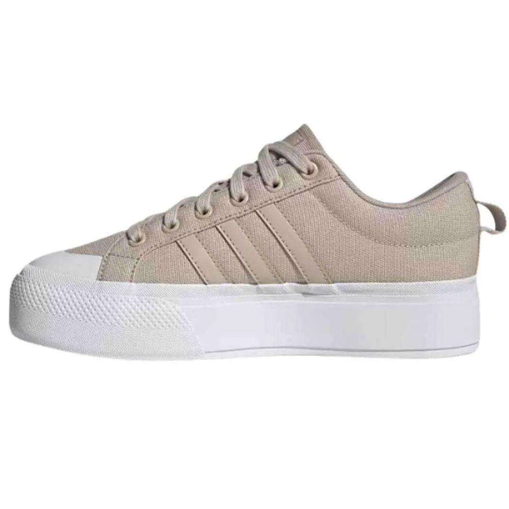 Adidas Bravada 2.0 Platform Sneaker Tan/ White/ Tan (Women's)