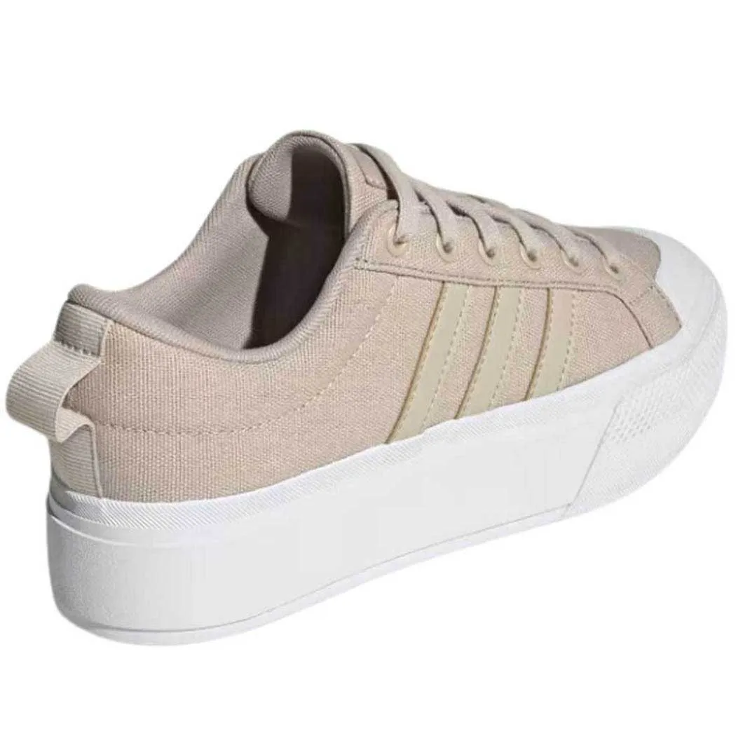 Adidas Bravada 2.0 Platform Sneaker Tan/ White/ Tan (Women's)