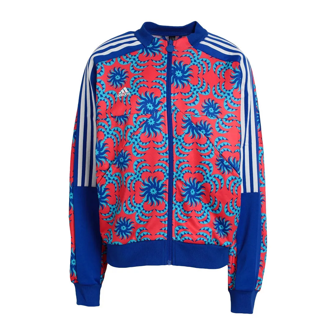 adidas  |Crew Neck Flower Patterns Sweat Street Style Long Sleeves