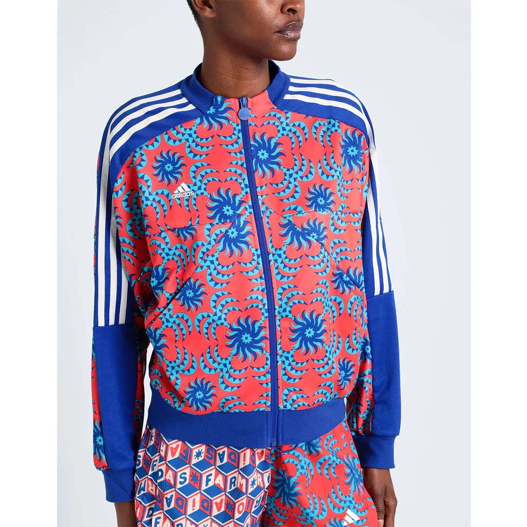 adidas  |Crew Neck Flower Patterns Sweat Street Style Long Sleeves