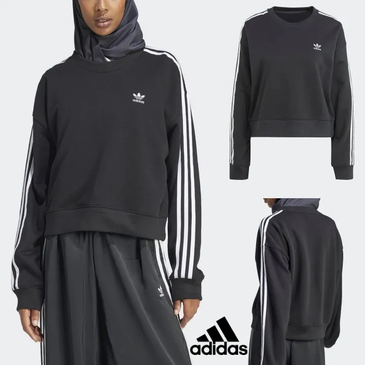 adidas  |Crew Neck Street Style Long Sleeves Logo