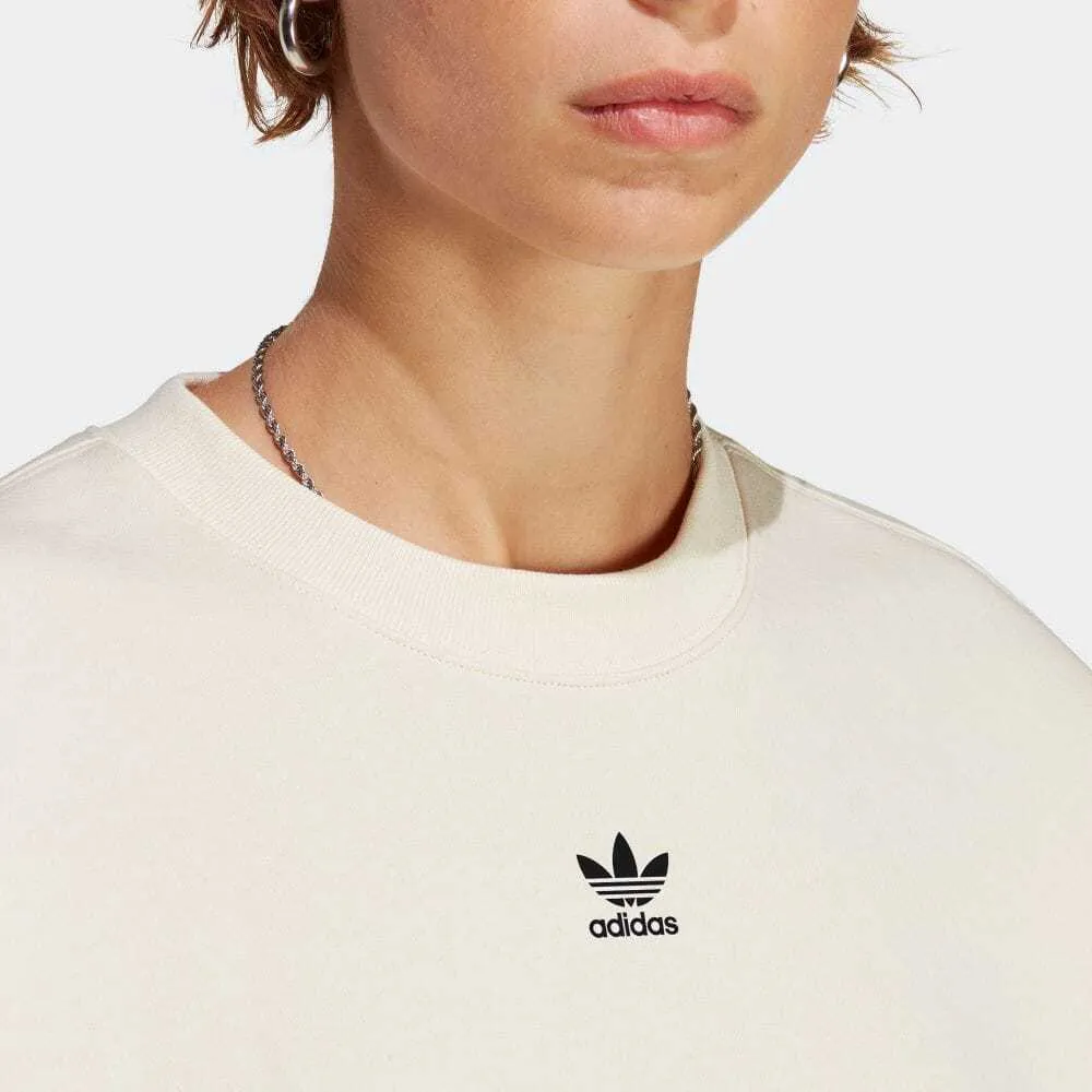 adidas  |Crew Neck Unisex Street Style Long Sleeves Plain Cotton Logo