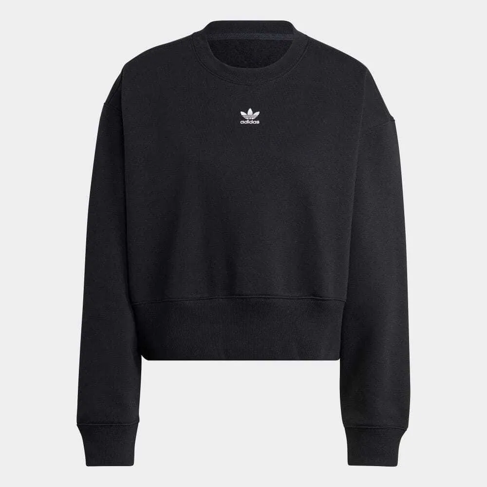 adidas  |Crew Neck Unisex Street Style Long Sleeves Plain Cotton Logo