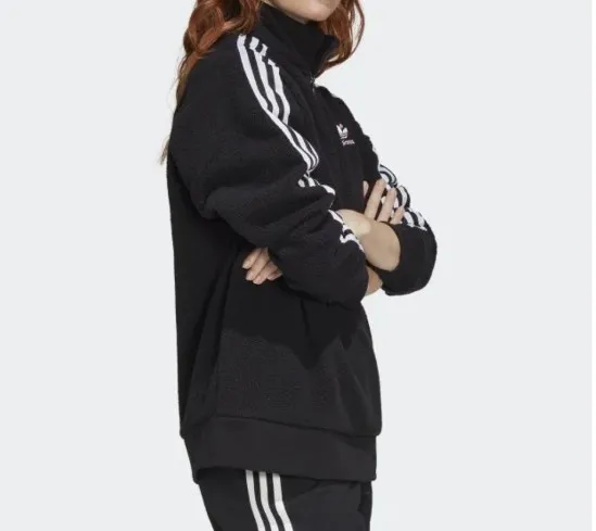 adidas  |Heart Sweat Street Style Long Sleeves Plain Medium Logo