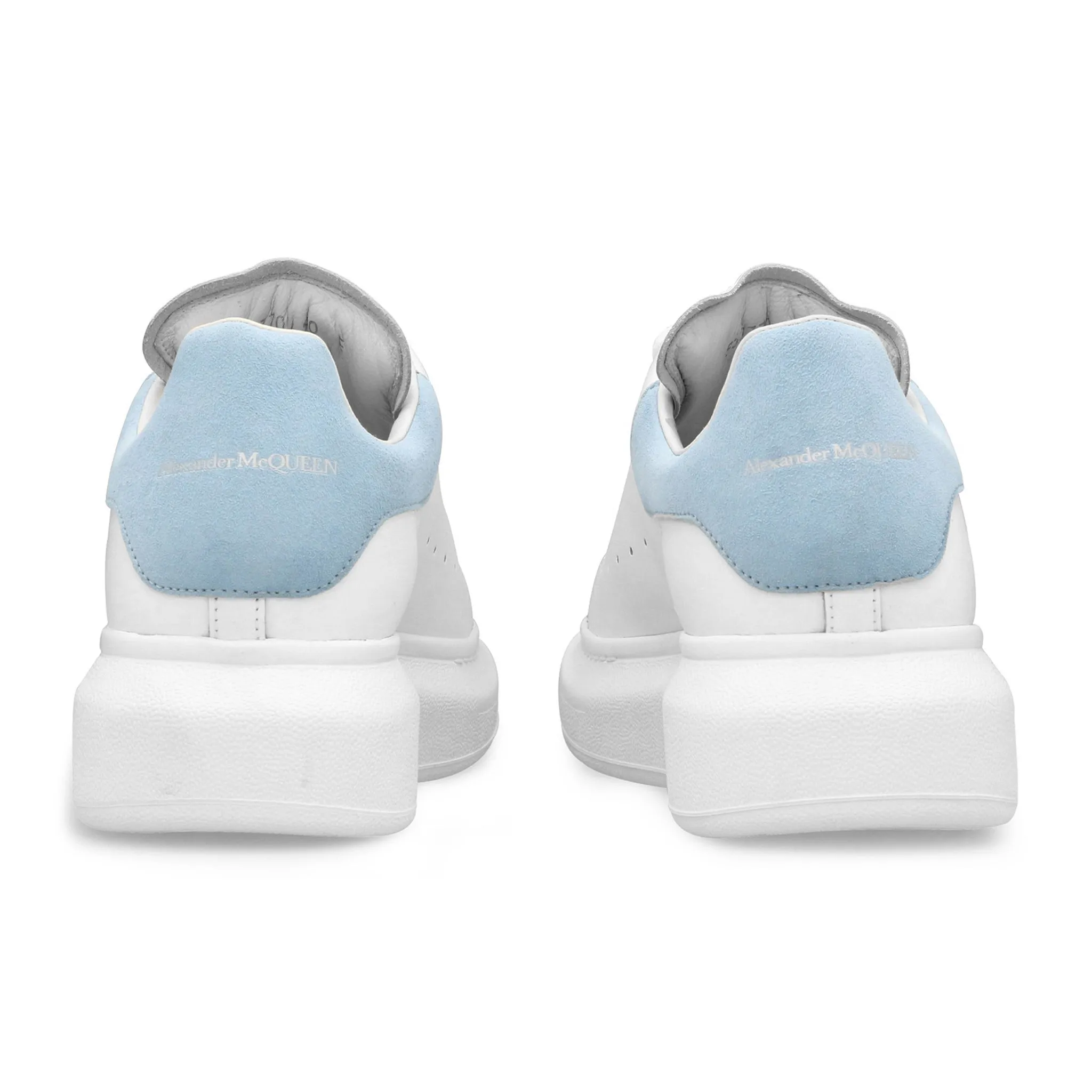 Alexander Mcqueen Raised Sole White Blue Sneaker