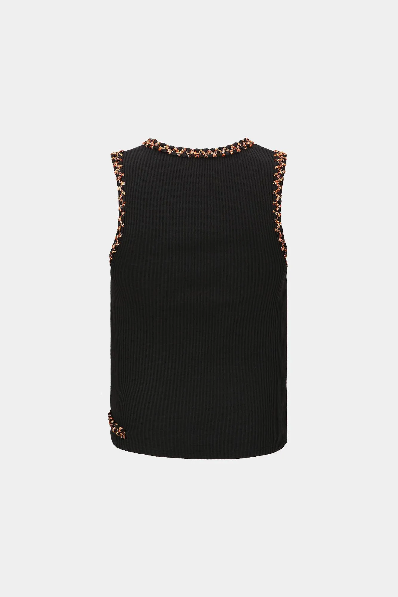 ANDERSSON BELL  |Unisex Nylon Sleeveless Street Style U-Neck Plain Cotton