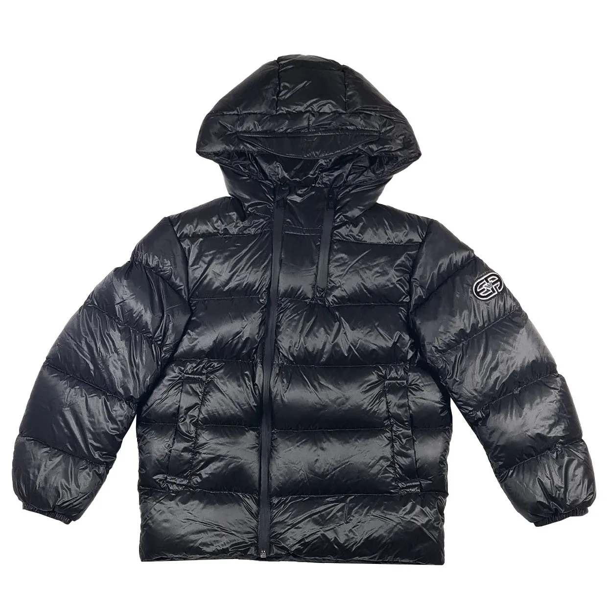 Armani Junior Black Down Jacket