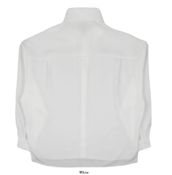 ASCLO  |Button-down Unisex Long Sleeves Plain Oversized Shirts