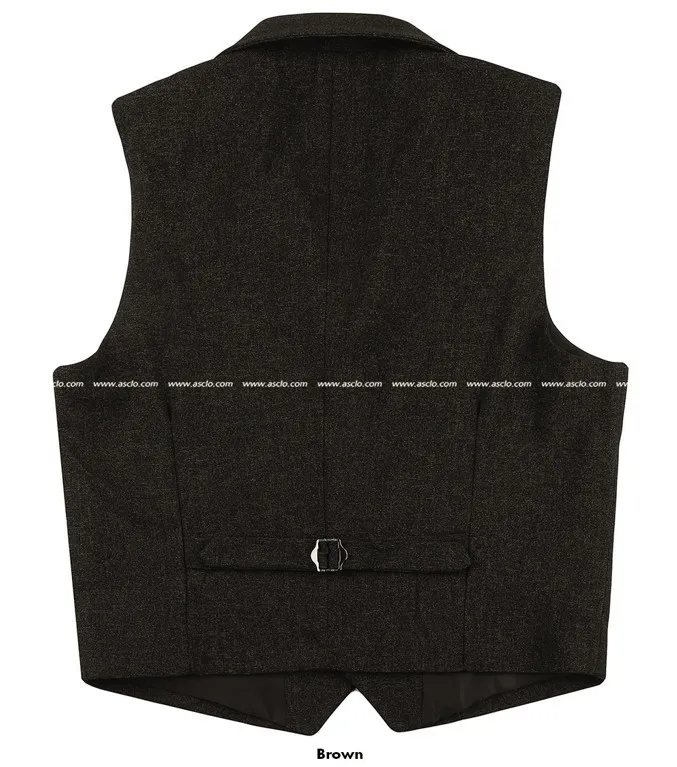 ASCLO  |Unisex Wool Street Style Oversized Co-ord Vests & Gillets