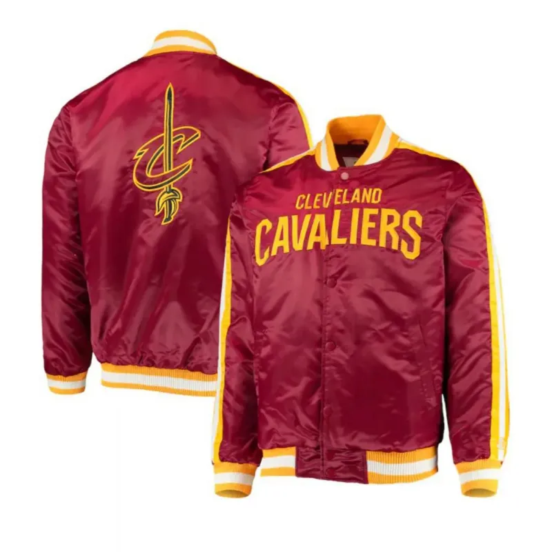 Aubrey Heathcote Cleveland Cavaliers Satin Jacket - William Jacket