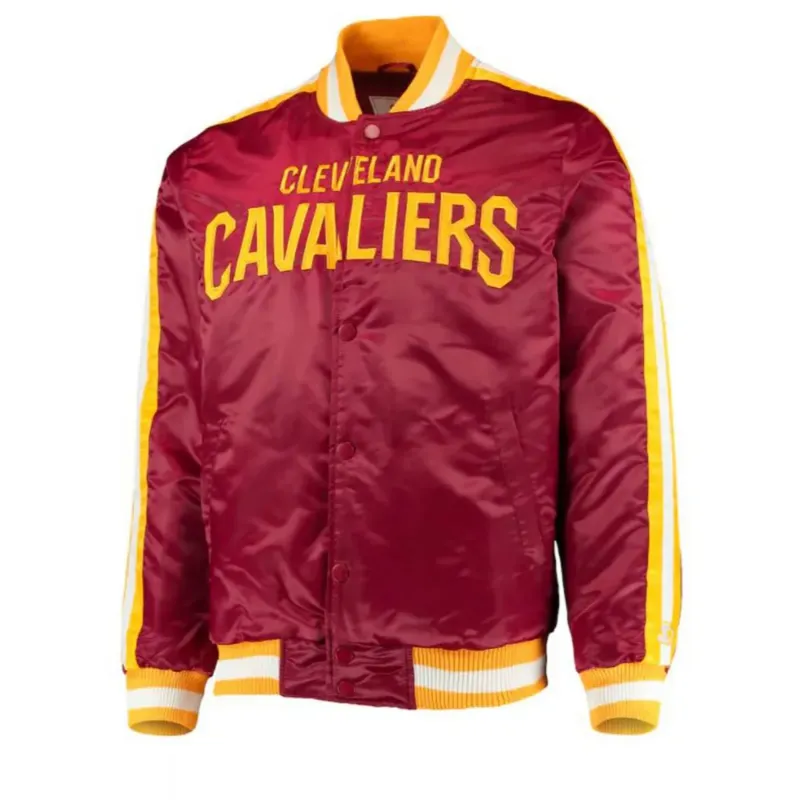 Aubrey Heathcote Cleveland Cavaliers Satin Jacket - William Jacket