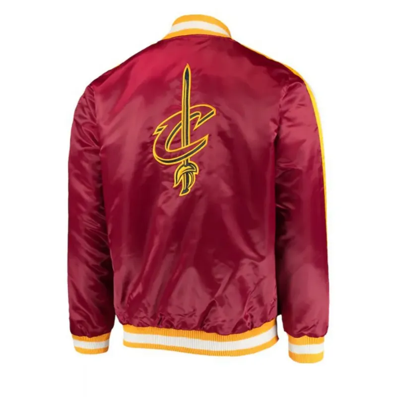 Aubrey Heathcote Cleveland Cavaliers Satin Jacket - William Jacket