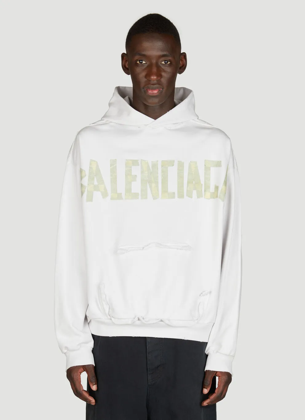 BALENCIAGA  |Unisex Sweat Street Style Long Sleeves Plain Cotton Logo