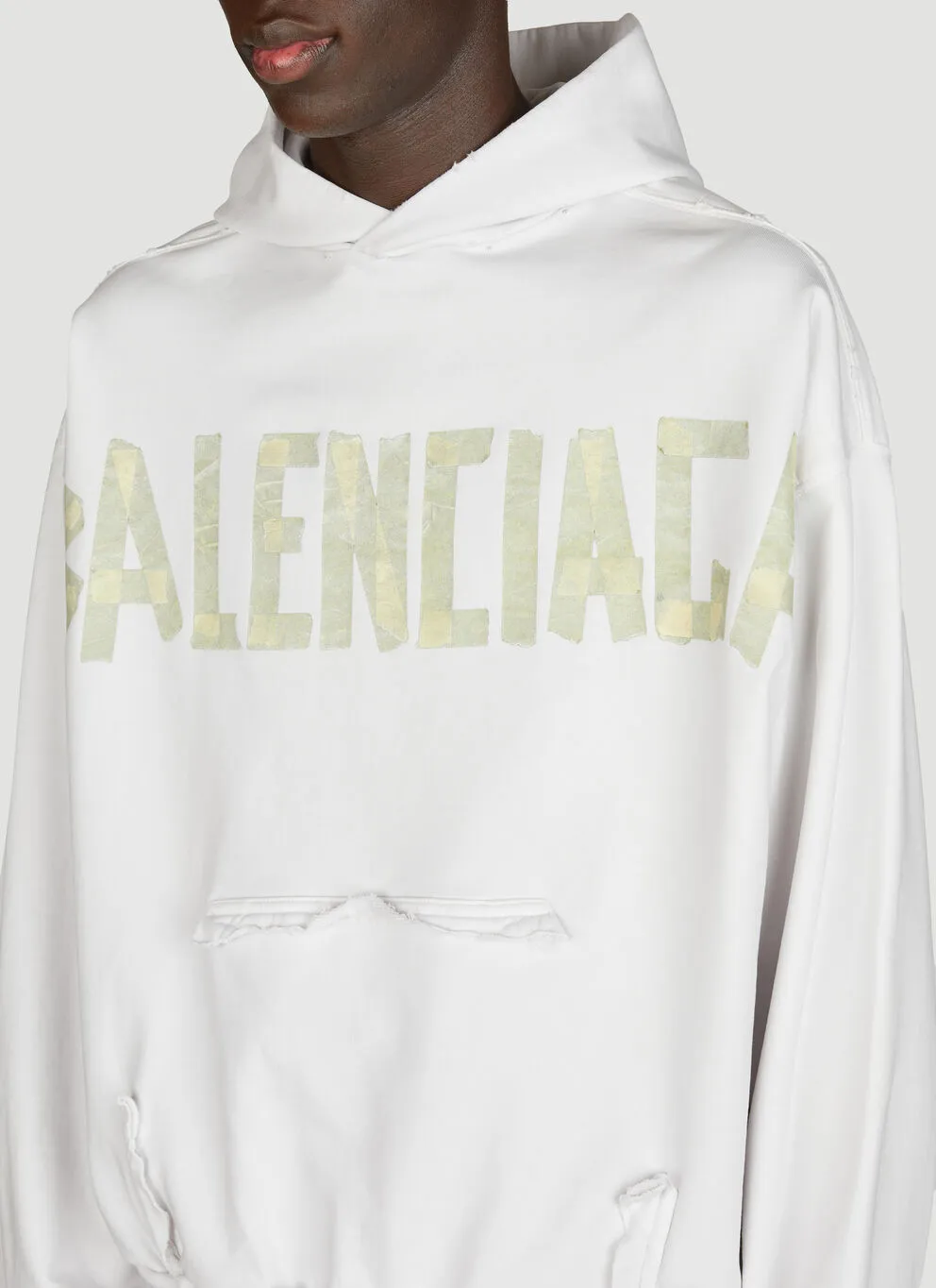 BALENCIAGA  |Unisex Sweat Street Style Long Sleeves Plain Cotton Logo