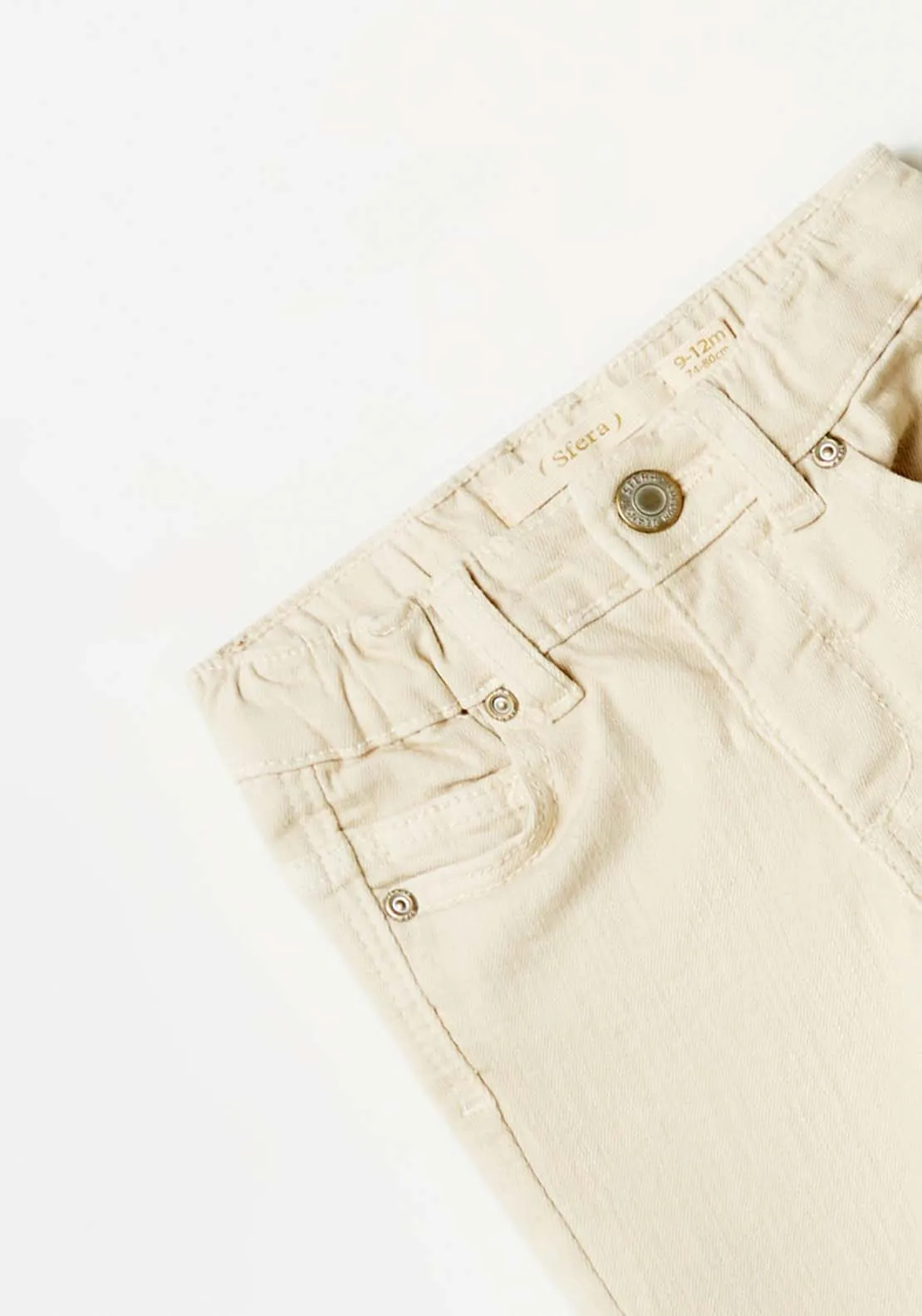 Basic Trouser With Pockets - Beige