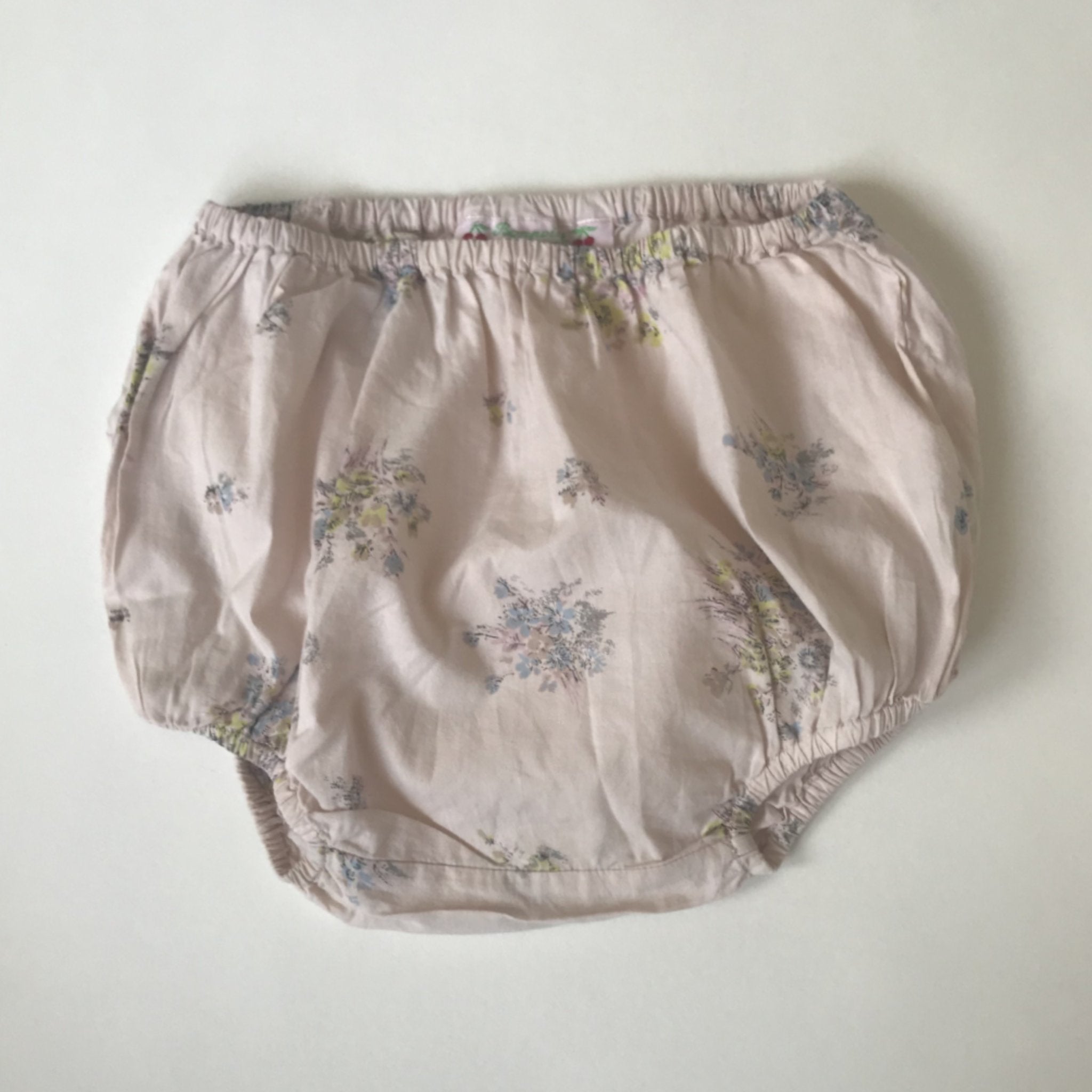 Bonpoint Dusky Pink Floral Bloomers: 18 Months