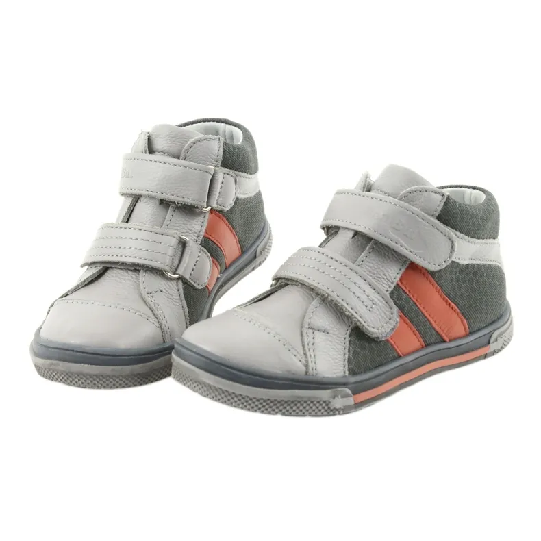 Booties children's shoes Velcro Ren But 3225 gray / orange multicolored navy blue