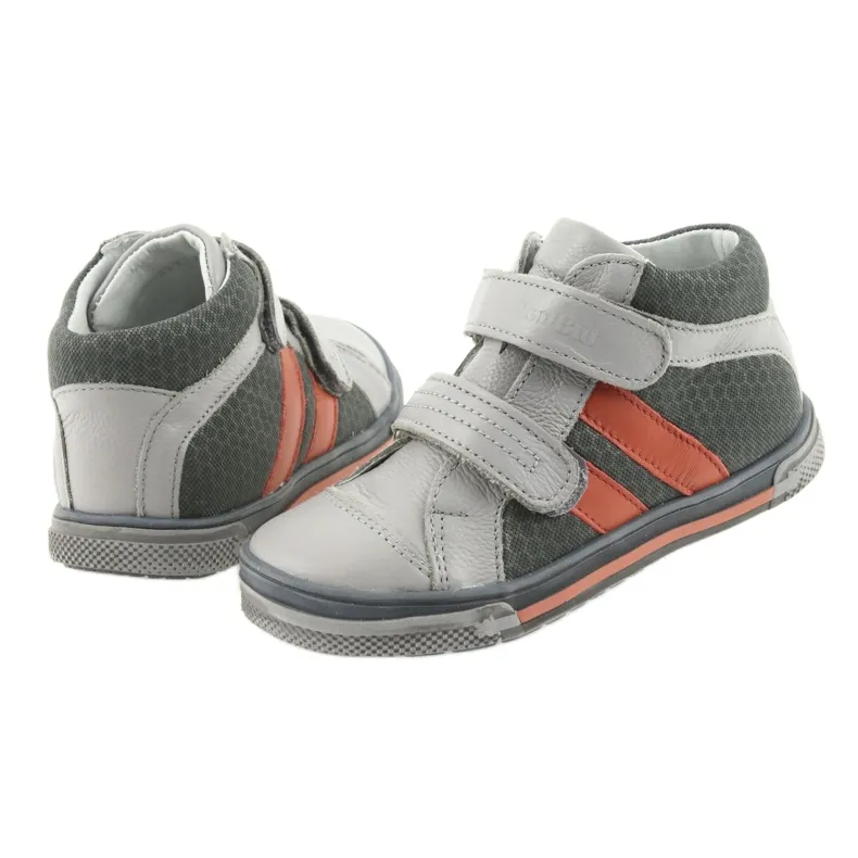 Booties children's shoes Velcro Ren But 3225 gray / orange multicolored navy blue