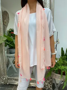 Bright Tassel Essential Scarf