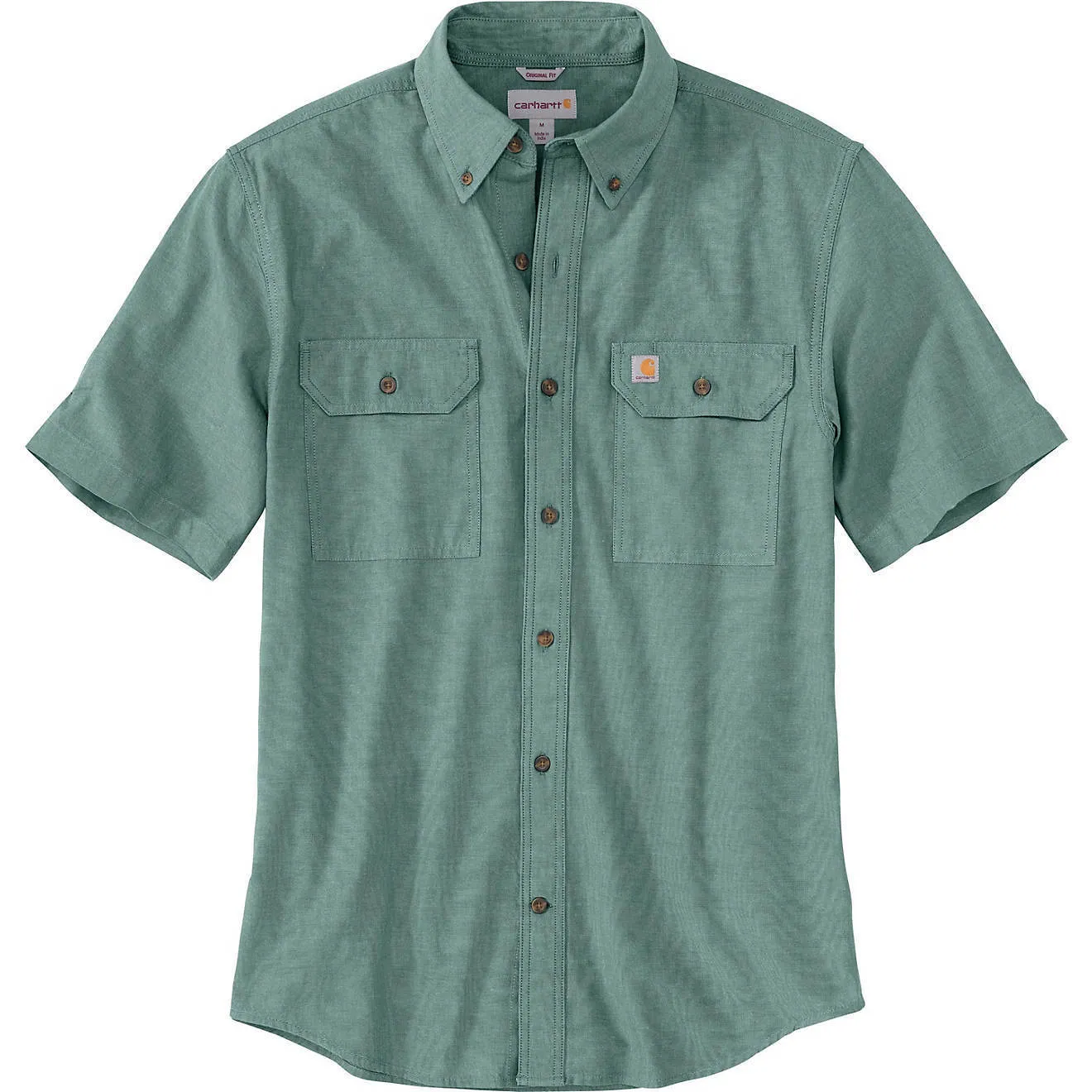 Carhartt  |Button-down Street Style Cotton Short Sleeves Logo Shirts