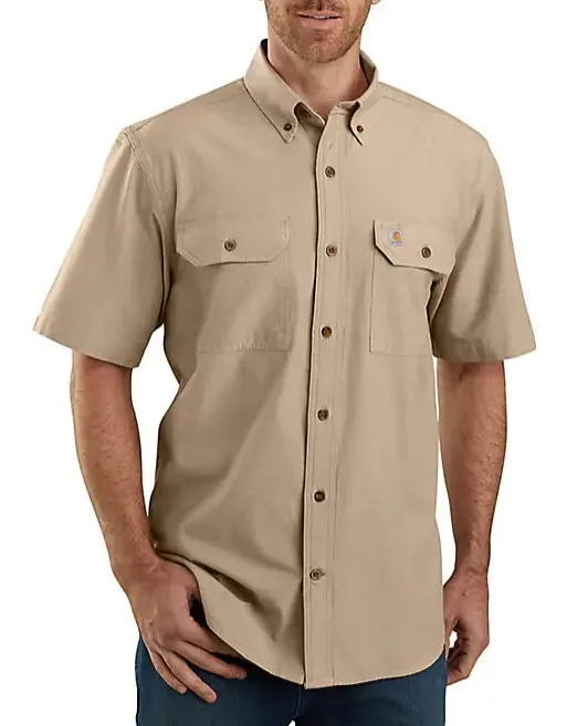 Carhartt  |Button-down Street Style Cotton Short Sleeves Logo Shirts