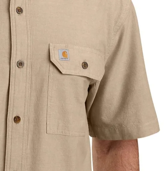 Carhartt  |Button-down Street Style Cotton Short Sleeves Logo Shirts