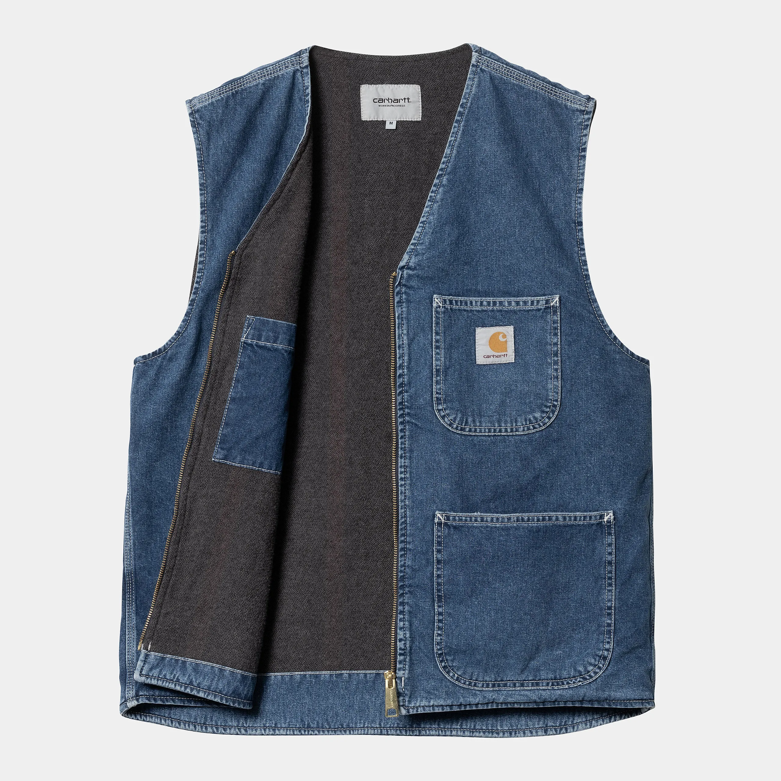 Carhartt  |Unisex Denim Blended Fabrics Street Style Plain Cotton