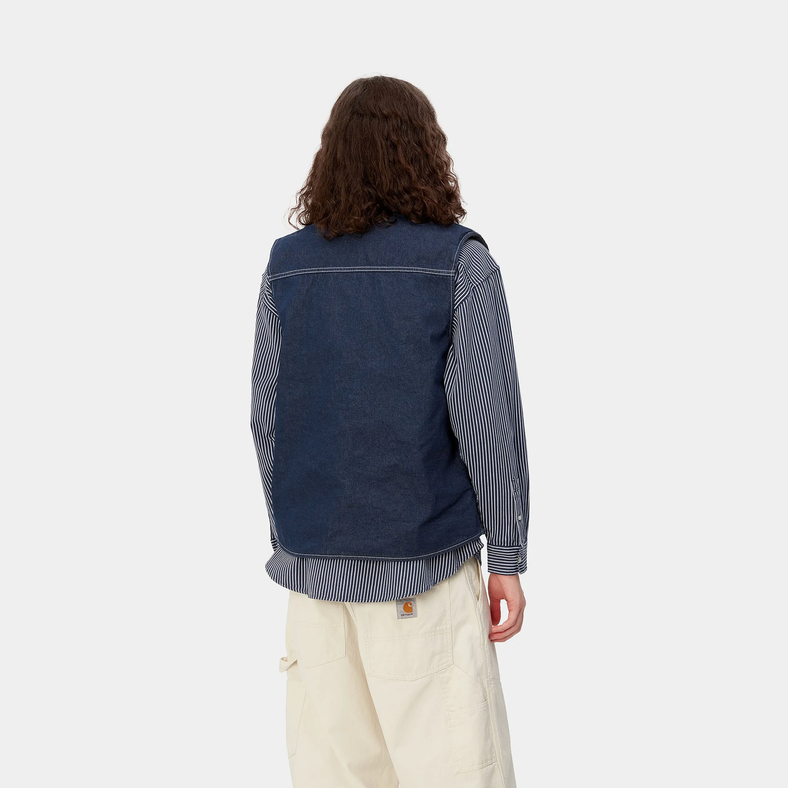 Carhartt  |Unisex Denim Blended Fabrics Street Style Plain Cotton