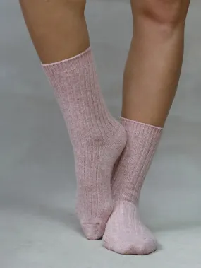 Cashmere Rib Sock