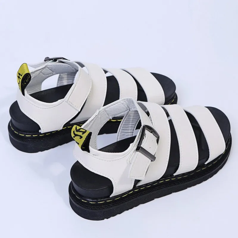 Casual Patchwork Solid Color Round Comfortable Out Door Shoes