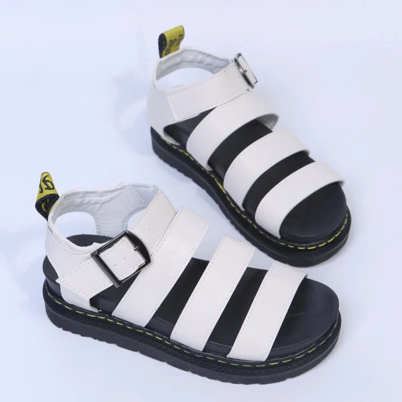 Casual Patchwork Solid Color Round Comfortable Out Door Shoes