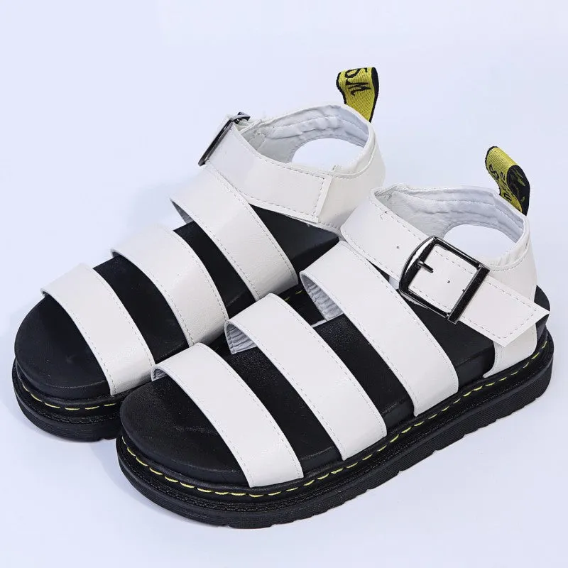 Casual Patchwork Solid Color Round Comfortable Out Door Shoes