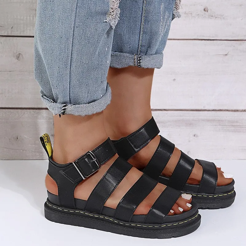 Casual Patchwork Solid Color Round Comfortable Out Door Shoes