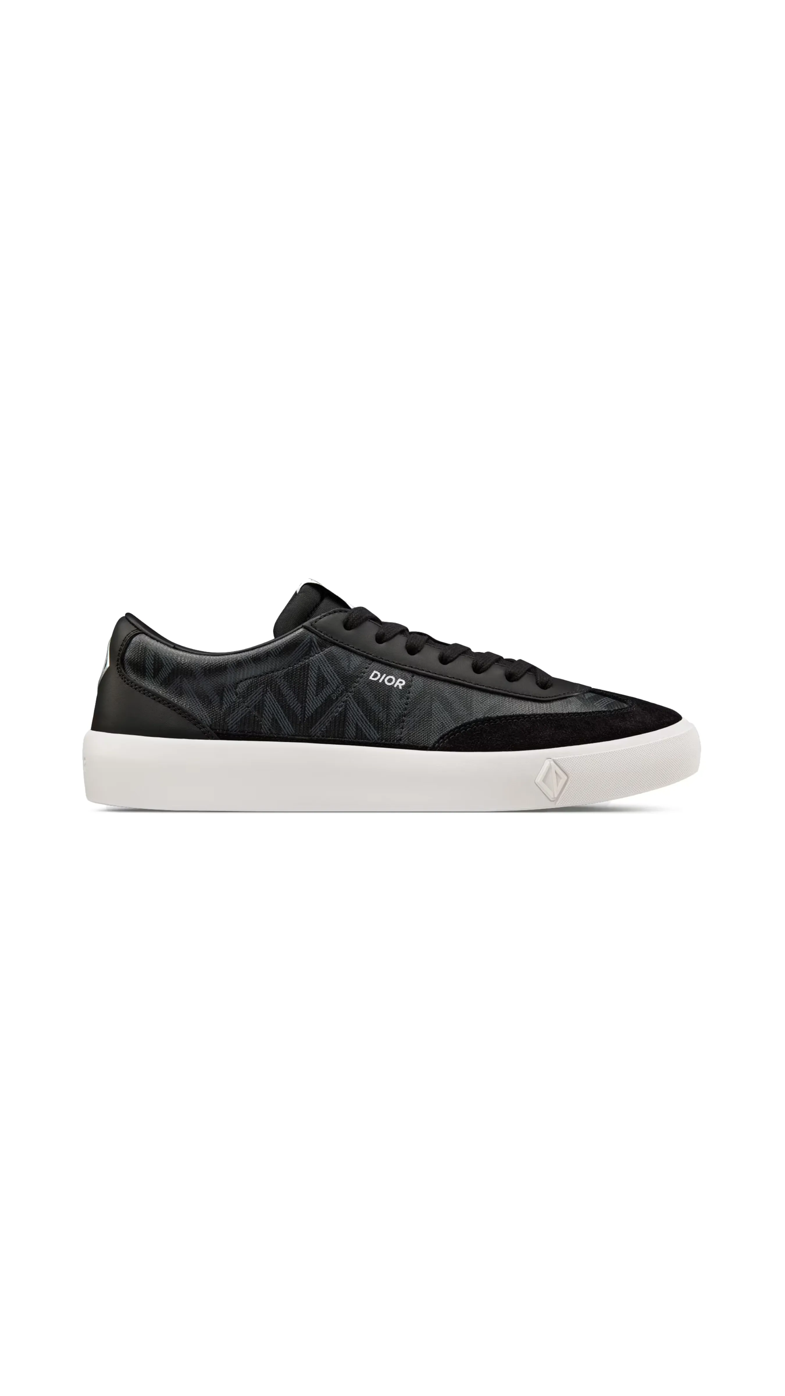 CD Diamond Canvas and Nubuck Sneaker - Black