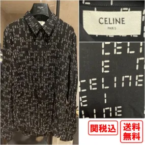 CELINE  |Button-down Street Style Long Sleeves Luxury Shirts