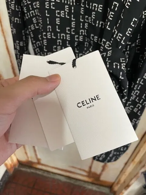 CELINE  |Button-down Street Style Long Sleeves Luxury Shirts