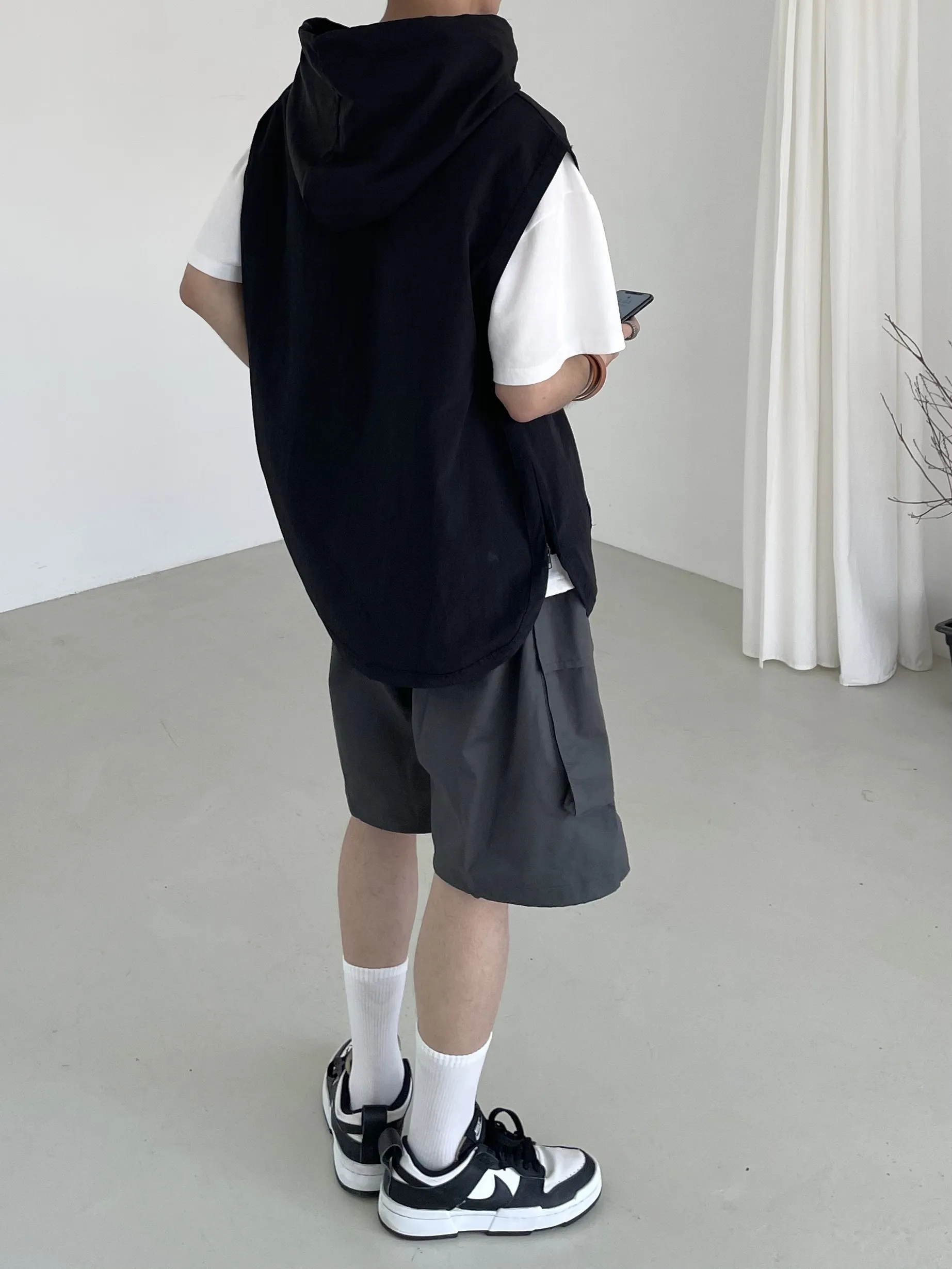 Cent  |Unisex Street Style Plain Oversized Vests & Gillets