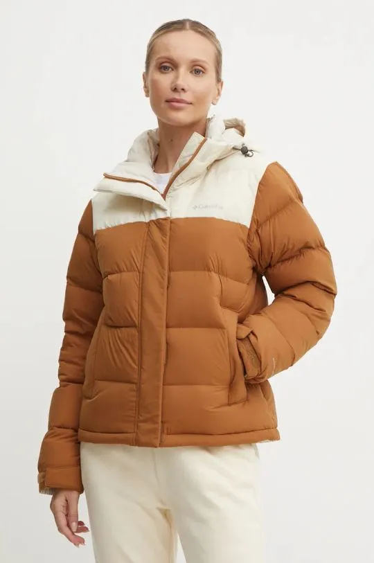 Columbia down jacket Bulo Point III Down women's brown color 2085061