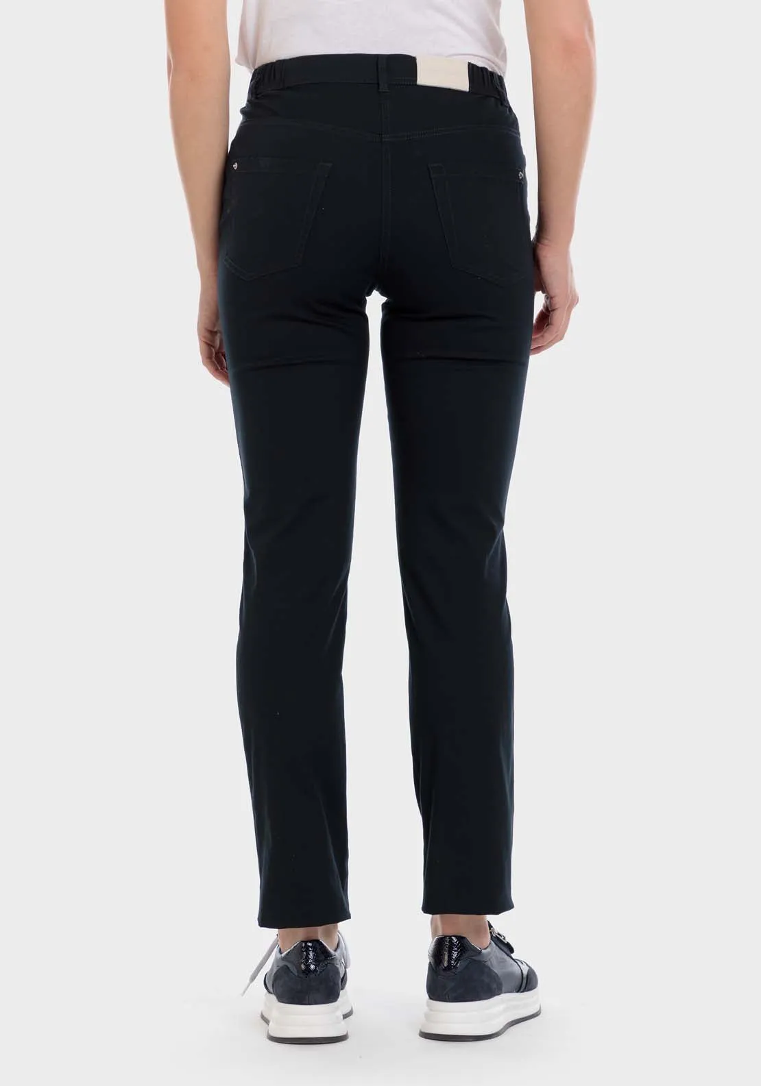 Cotton Trousers With Elastic