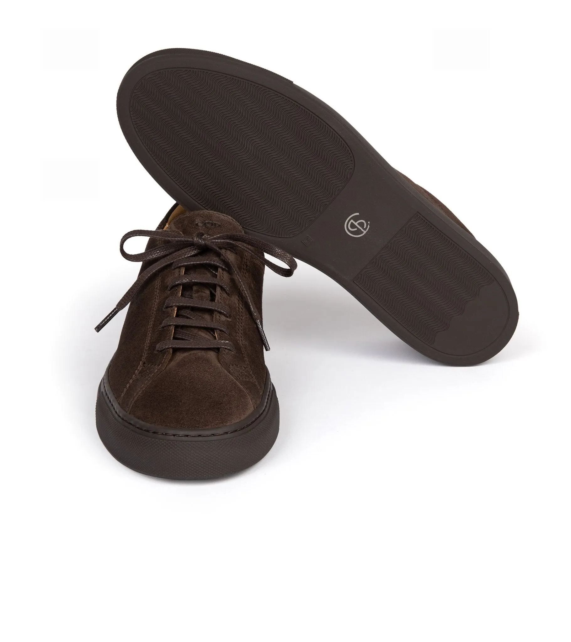 CQP Racquet Sr Suede Sneaker: Ebony Brown