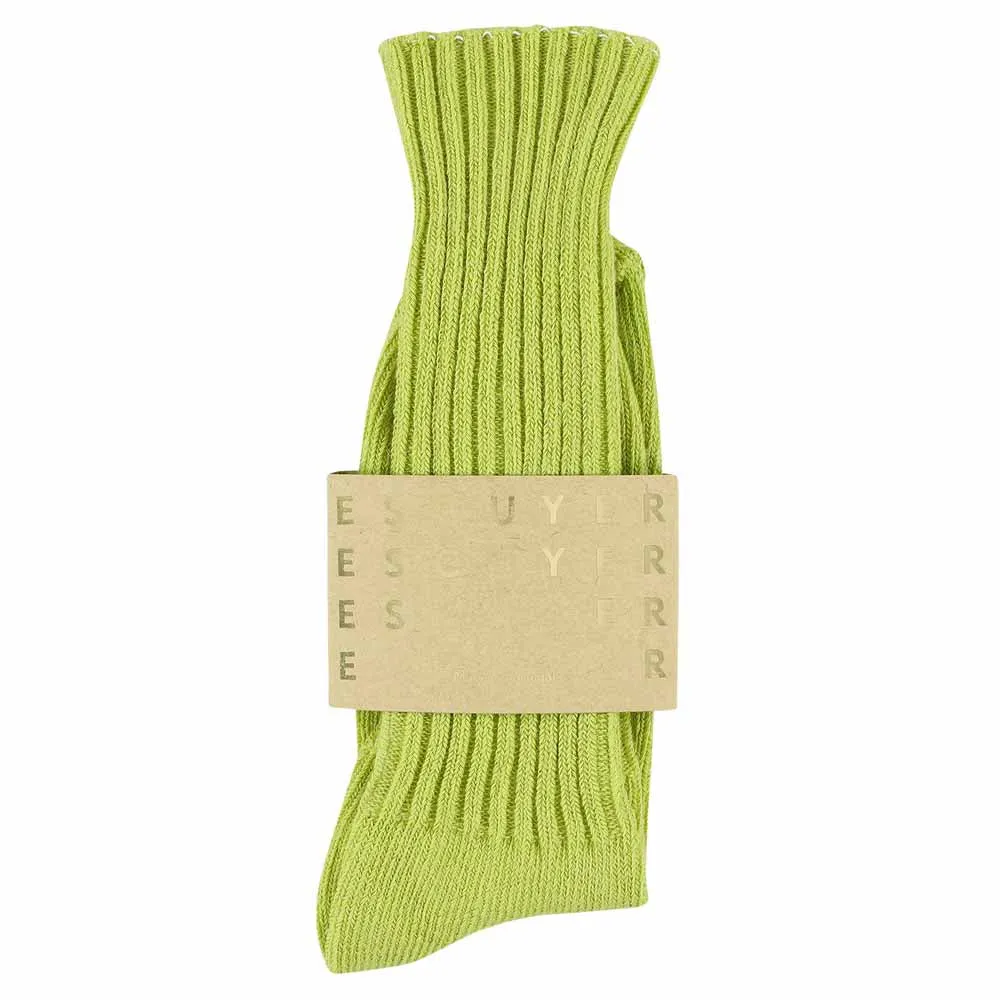 Crew Socks - Green Banana