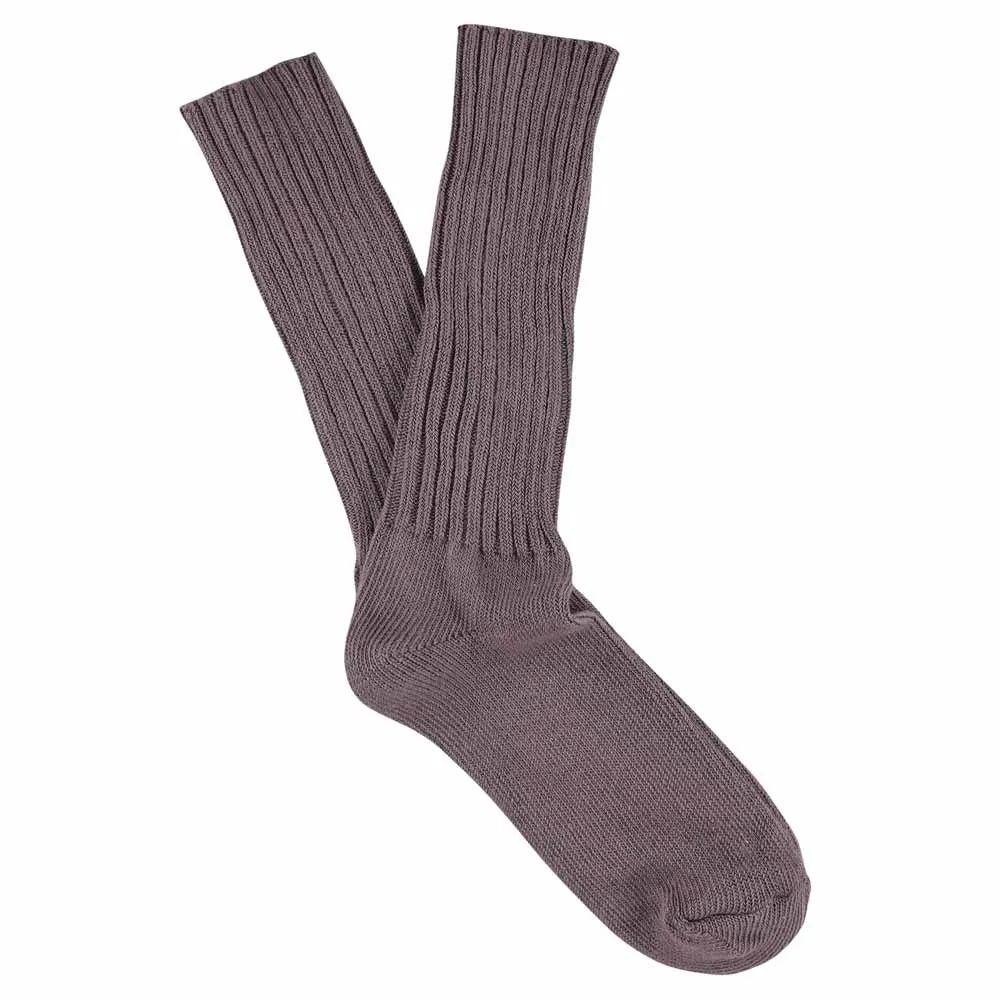 Crew Socks - Off Purple