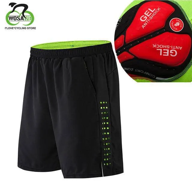 Cycling Shorts For Men Gel Padded Breathable Loose Fit