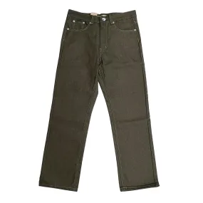 Denim Straight Fit Jeans - Olive