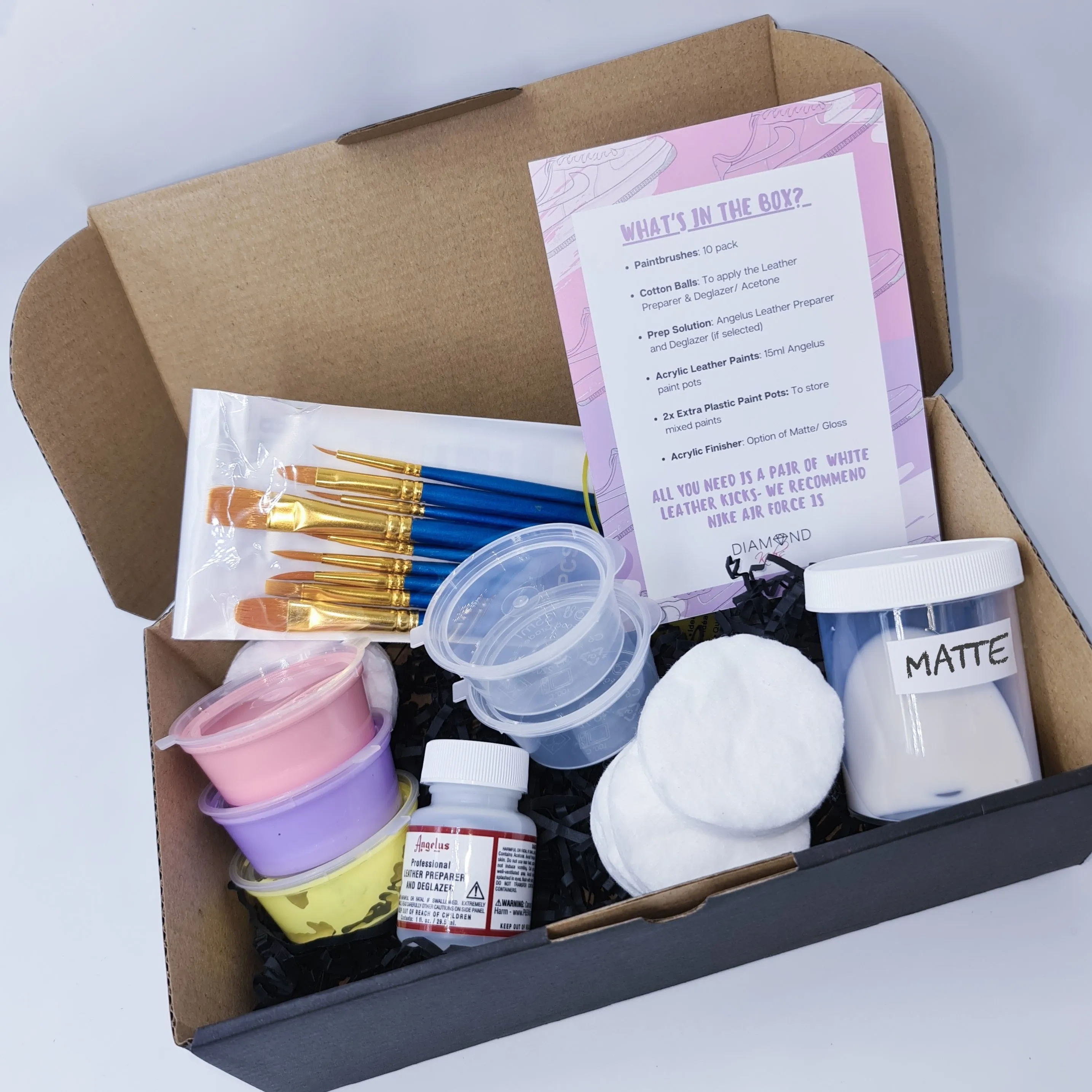 DIY Custom Sneaker Paint Kit- Read Description