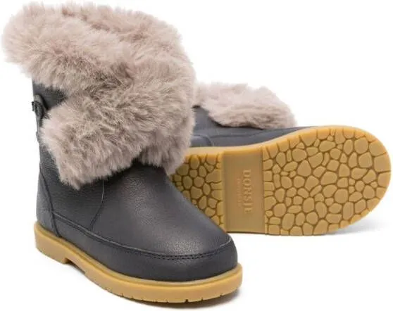 Donsje faux-fur snow boots Blue