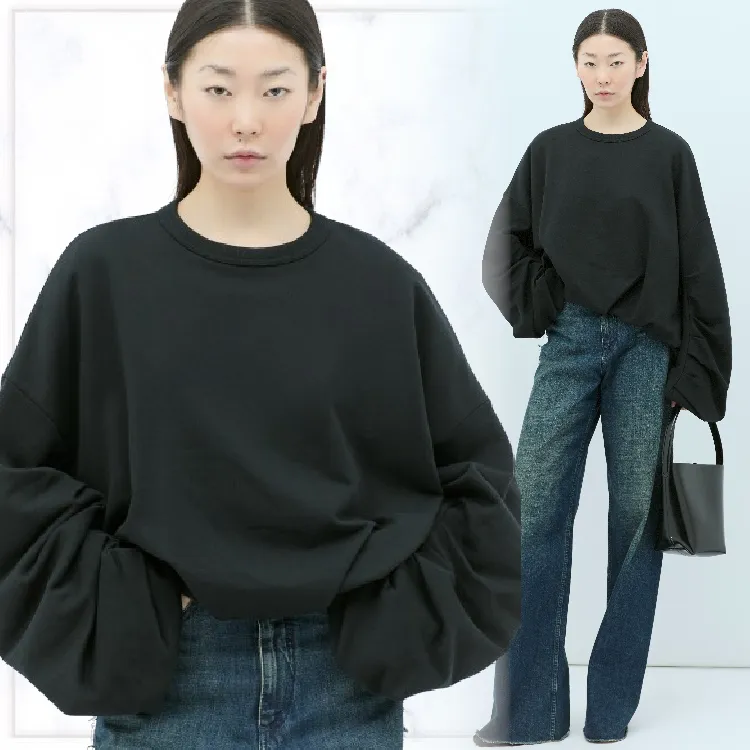 Dries Van Noten  |Crew Neck Street Style Long Sleeves Plain Cotton