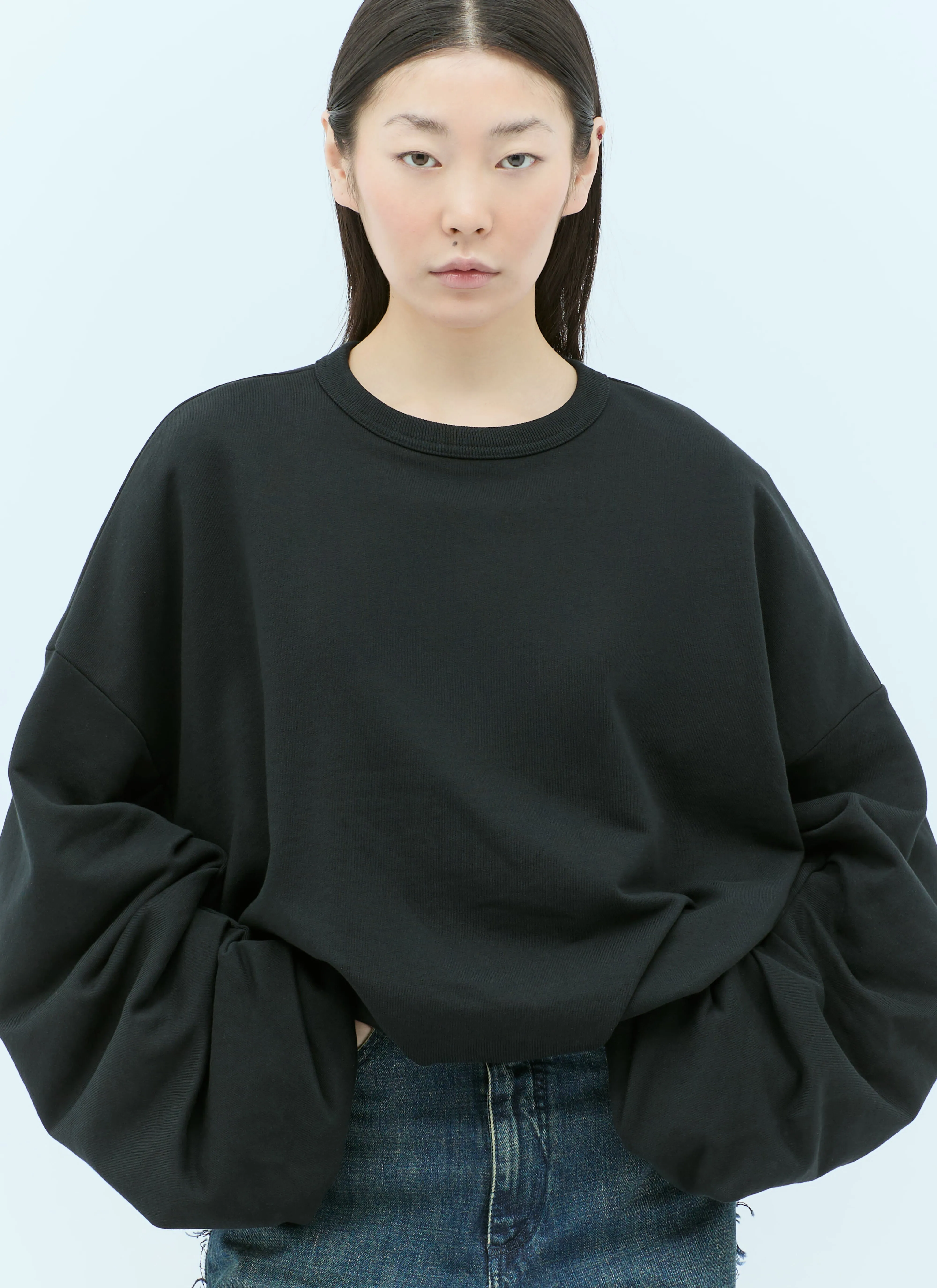 Dries Van Noten  |Crew Neck Street Style Long Sleeves Plain Cotton